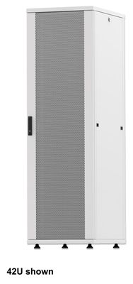 Intellinet 19 Serverschrank Basic Line 42 HE 2033x600x1000mm Flatpack Traglast 600kg grau 19inch-serverkast (b x h x d) 600 x 2033 x 1000 mm 42 HE Grijs
