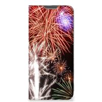 OPPO A96 | A76 Hippe Standcase Vuurwerk - thumbnail