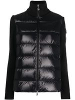 Moncler knit-sleeve padded jacket - Noir