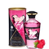 Shunga -Verwarmende Massage Olie 100ml met smaak