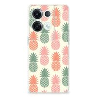 OPPO Reno8 Pro Siliconen Case Ananas