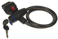 Perel SLKB02 fietsslot Zwart 650 mm Kabelslot