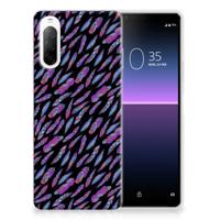 Sony Xperia 10 II TPU bumper Feathers Color