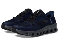 Skechers Heren Glide-Step Pro Hands Free Slip-in Sneaker, Marineblauw/Houtsk, 40 EU