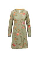 Pip Studio Dana Long Sleeve Nightdress La Dolce Vita Green S - thumbnail