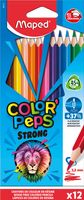 Maped kleurpotlood Color&apos;Peps Strong, 12 potloden in een kartonnen etui - thumbnail