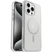OtterBox Symmetry Clear voor MagSafe doorzichtige hoes voor iPhone 15 Pro Max, schokbestendig, valbestendig, dunne beschermende hoes, 3x getest volgens militaire standaard, Stardust
