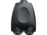 Inakustik in-akustik 2 poorten Toslink-splitter Zwart