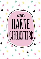 Wenskaarten TREND TEKSTEN Pakje A 10 Stuks Met Envelop