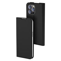 Dux Ducis Skin Pro iPhone 14 Pro Max Flip Case - Zwart - thumbnail