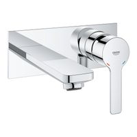 GROHE Lineare New waterbesparende afbouwdeel voor inbouw wandkraan M-size met uitloop 14.9cm chroom 19409001 - thumbnail