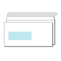 Vensterenvelop 110 x 220 mm wit 90 gram zelfklevend 500 stuks venster links