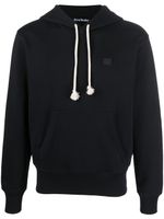 Acne Studios hoodie à patch logo - Noir - thumbnail