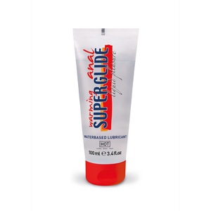 HOT Anal Superglide Warming Liquid Pleasure - Waterbased Lubricant - 3 fl oz / 100 ml