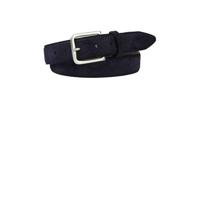 Profuomo suède riem donkerblauw