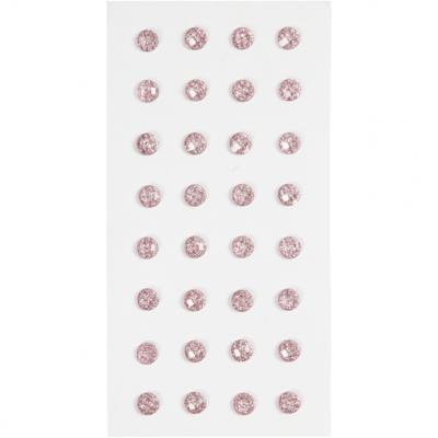Happy Moments strasstenen roze 8 mm 32 stuks Happy Moments strasstenen roze 8 mm 32 stuks