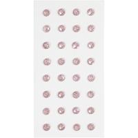 Happy Moments strasstenen roze 8 mm 32 stuks