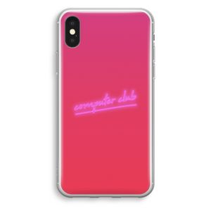 Vice Glow: iPhone X Transparant Hoesje