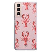 Samsung Galaxy S21 Plus siliconen telefoonhoesje - Lobster all the way