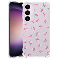 Doorzichtige Silicone Hoesje voor Samsung Galaxy S24 Plus Unicorns