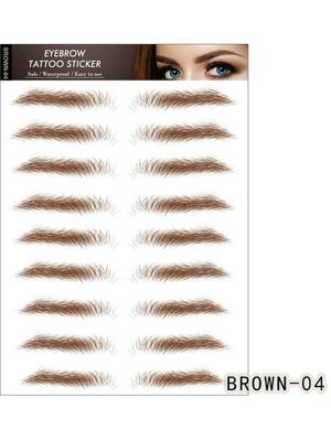 Waterbestendig Wenkbrauw tattoo stickers Voor Mannen En Vrouwen