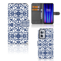 OnePlus Nord CE 2 Hoesje Flower Blue