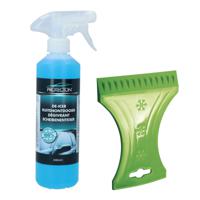 Ijskrabber met antivries spray voor auto - 500 ml - groen - ruitenontdooier   -