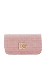 Dolce & Gabbana pochette 3.5 à plaque logo - Rose