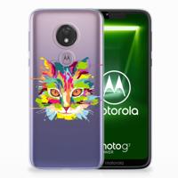 Motorola Moto G7 Power Telefoonhoesje met Naam Cat Color