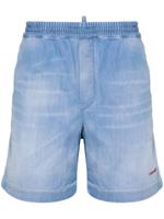 Dsquared2 Bermuda shorts met geborduurd logo - Blauw