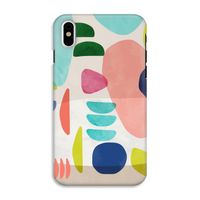 Bold Rounded Shapes: iPhone XS Tough Case - thumbnail