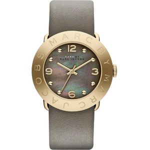 Horlogeband Marc by Marc Jacobs MBM1287 / MBM1140 Onderliggend Leder Grijs 20mm