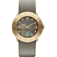 Horlogeband Marc by Marc Jacobs MBM1287 / MBM1140 Onderliggend Leder Grijs 20mm - thumbnail