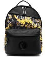 Versace Jeans Couture sac à dos zippé à motif baroque - Noir - thumbnail