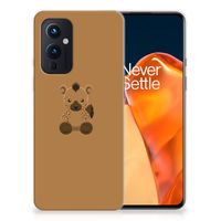 OnePlus 9 Telefoonhoesje met Naam Baby Hyena - thumbnail