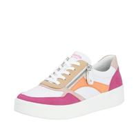 Remonte D0j01 Sneakers voor dames, Magenta White Rose Tan Salmon Wit 84, 39 EU