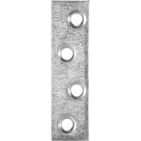 TOOLCRAFT Verbindingsplaat 80 mm Staal (verzinkt) 890733 1 stuk(s) (l x b x h) 80 x 16 x 2 mm - thumbnail