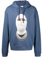 Ih Nom Uh Nit hoodie Gold Face imprimé - Bleu - thumbnail