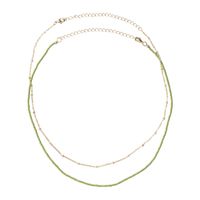 Ketting groen - set van 2 - ø38x8 cm - thumbnail