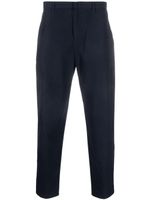 Armani Exchange pantalon chino en coton à plis marqués - Bleu