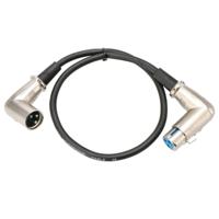 Devine VE1005 microfoonkabel XLR female-XLR male haaks 0.5 meter