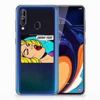 Samsung Galaxy A60 Silicone Back Cover Popart Oh Yes