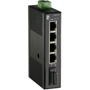 LevelOne IES-0510 netwerk-switch Unmanaged Fast Ethernet (10/100) Zwart