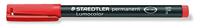 Staedtler 733511- Lumocolor F permanent, rood (1 stuk)