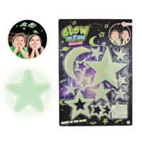 Toi Toys GLOW N FUN Glow In The Dark Sterren Op Kaart - thumbnail