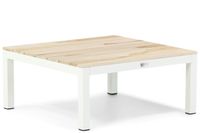 Lifestyle Vero Beach loungetafel 70x70 cm white /teak