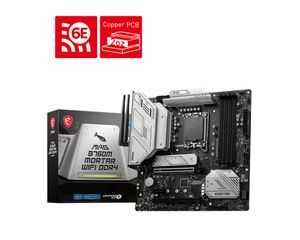 MSI MAG B760M MORTAR WIFI DDR4 moederbord Intel B760 LGA 1700 micro ATX