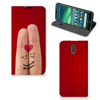 Nokia 2.3 Hippe Standcase Liefde - Origineel Romantisch Cadeau