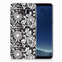 Samsung Galaxy S8 Plus TPU Case Black Flowers