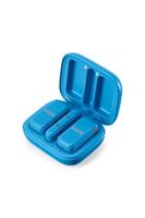 RØDE Wireless Micro - Compact draadloze microfoon, twee microfoons met oplaadcase voor smartphone-inhoudcreatie - USB-C, blauw